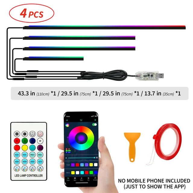 Car Ambient LED RGB Lights