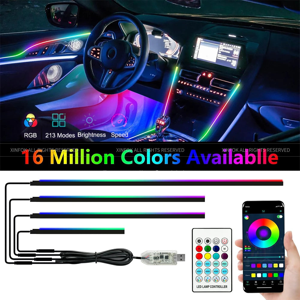 Car Ambient LED RGB Lights