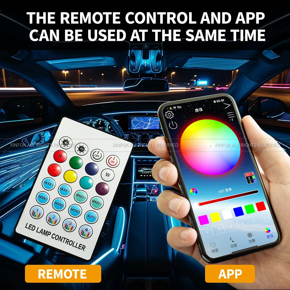 Car Ambient LED RGB Lights