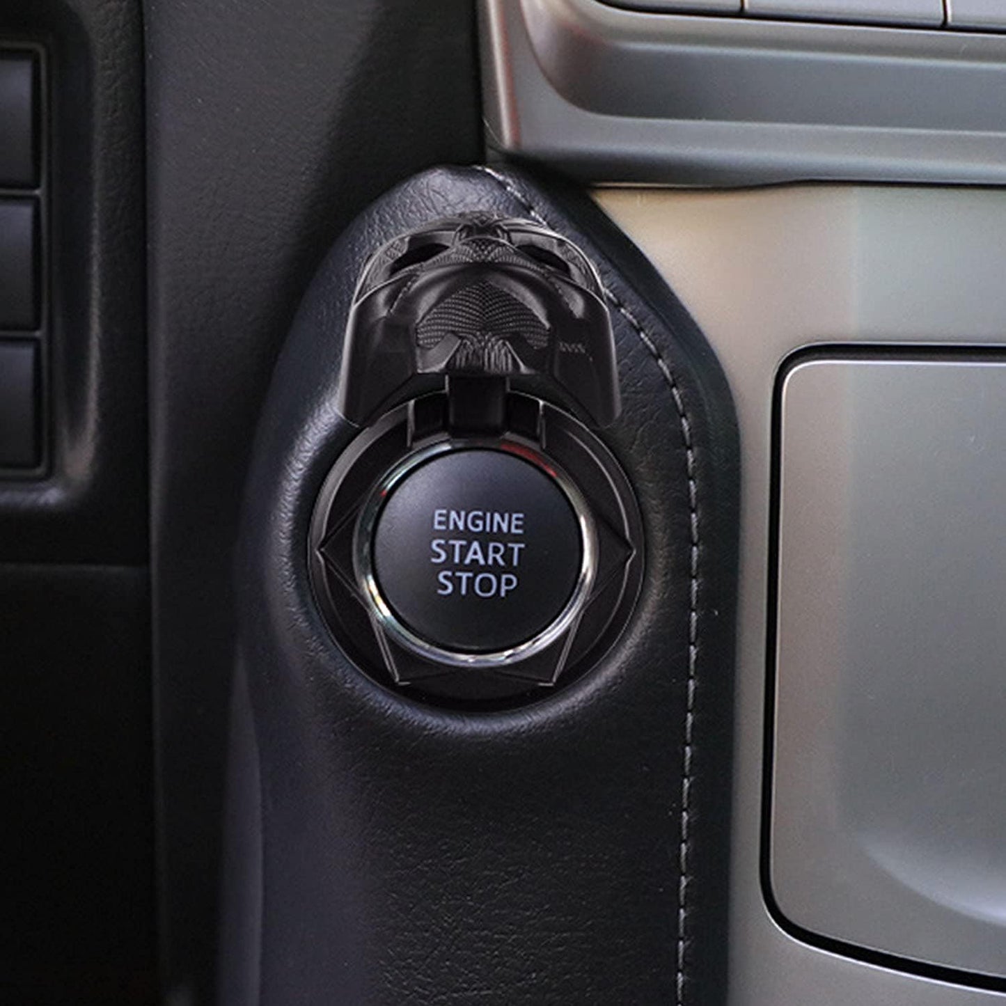 3D Black Panther Car Start Button Cover