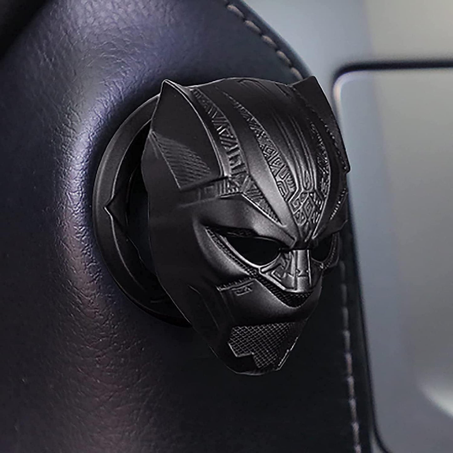 3D Black Panther Car Start Button Cover
