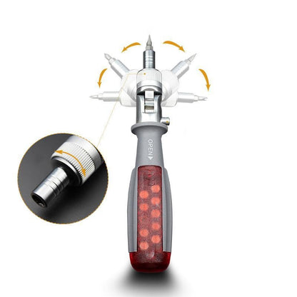 Ratchet Screwdriver Set Multi-Angle Bit Cross