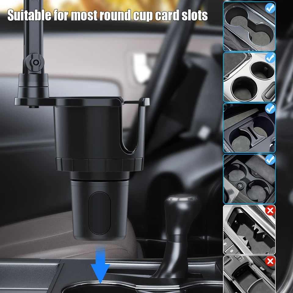 2 In 1 Car Cup and Phone mount Holder