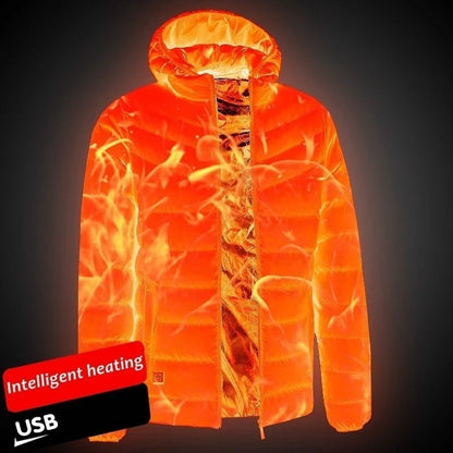 19 Areas Winter Warm USB Heating Jacket